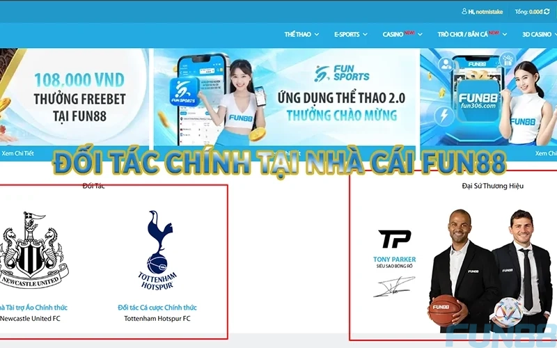 Giới thiệu Fun88 - Sứ mệnh phát triển trong năm 2025 2 đối tác chính tại nhà cái fun88